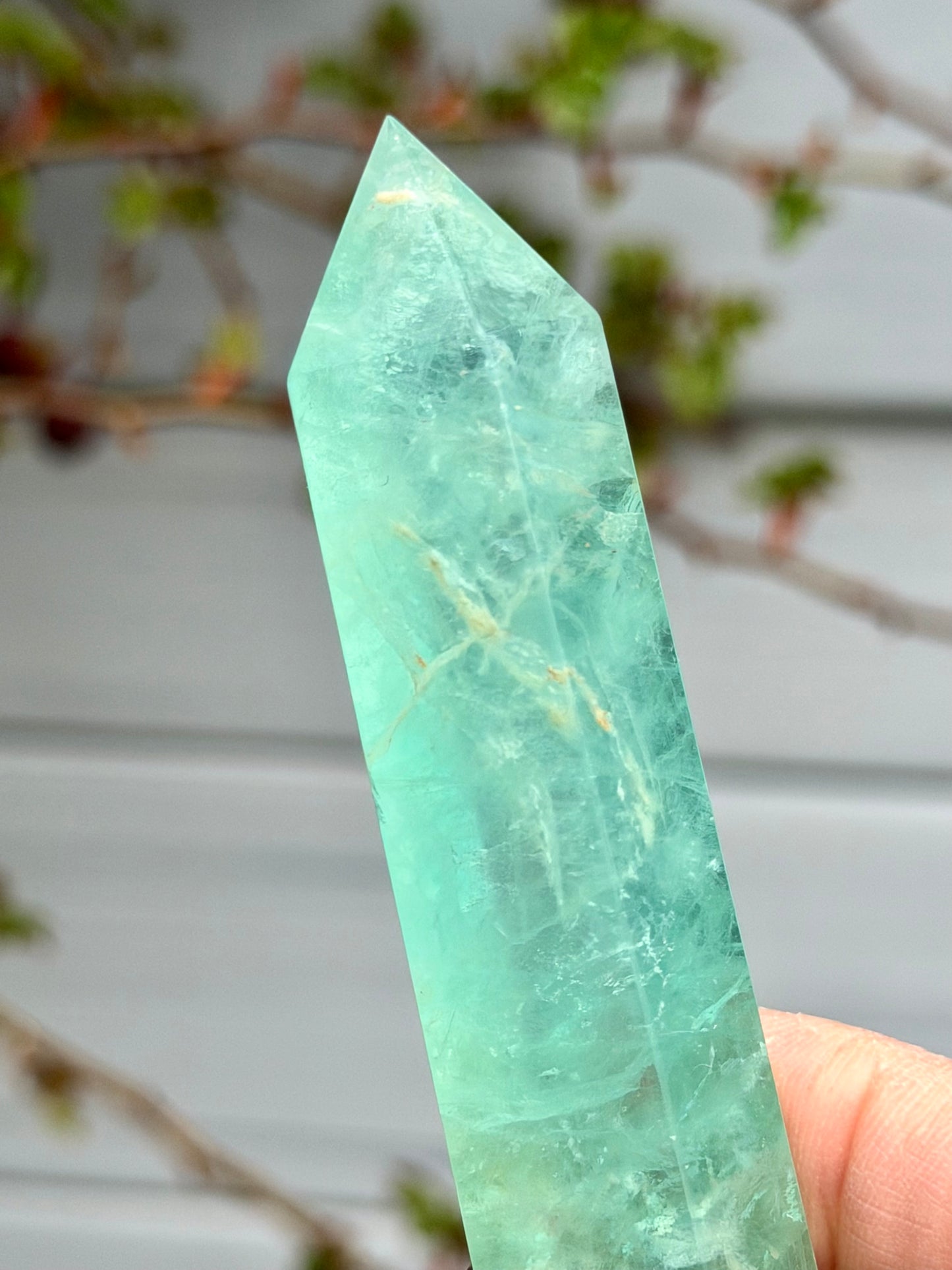 Wholesale Lot 2 lbs Natural Mint GreenFluorite Obelisk Tower Point Crystal Healing