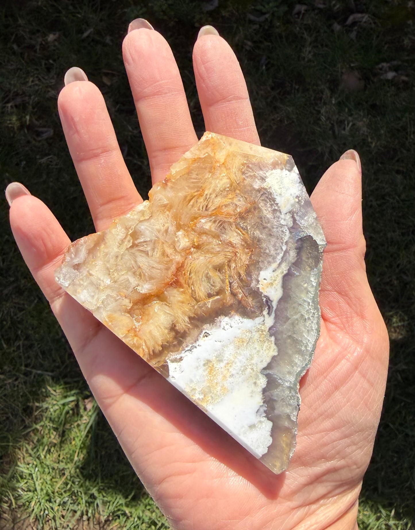 Wholesale Lot 3-4 pcs Feather Fluorite Slab Tower Natural Crystal Energy