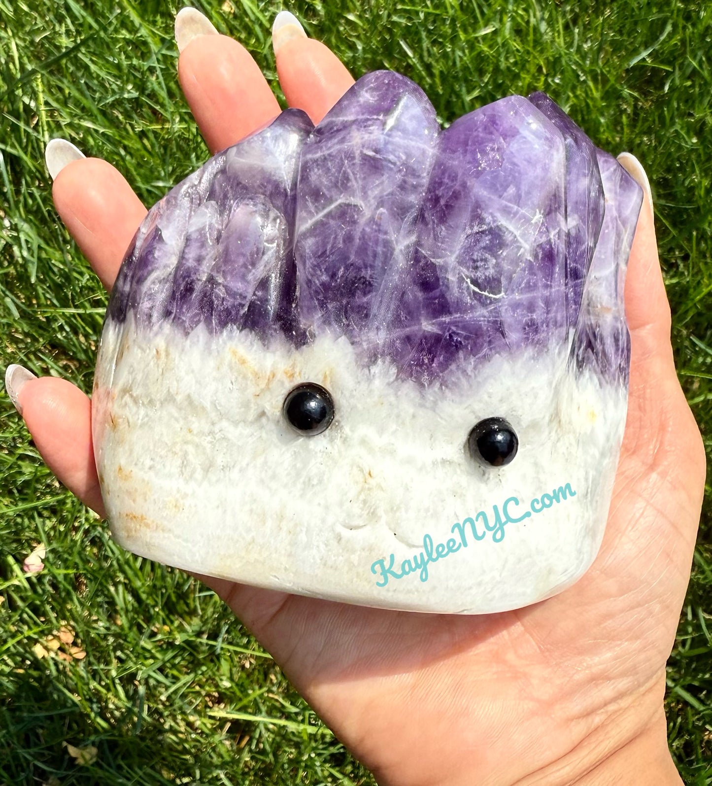 5-6 pcs Natural Amethyst Groot Carving Crystals Healing Energy