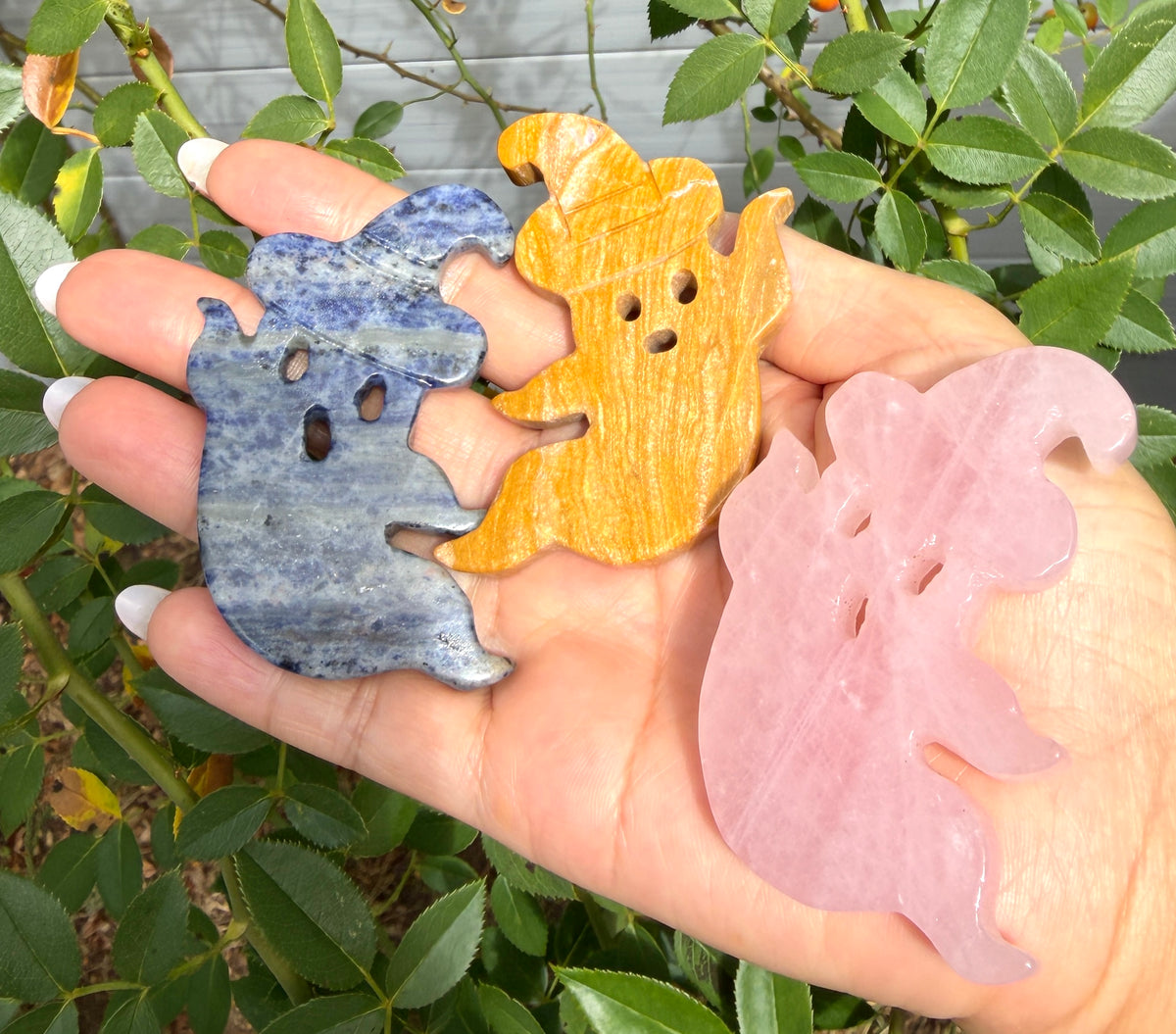 Wholesale Lot 6 PCs Natural Crystals Ghost Healing Energy