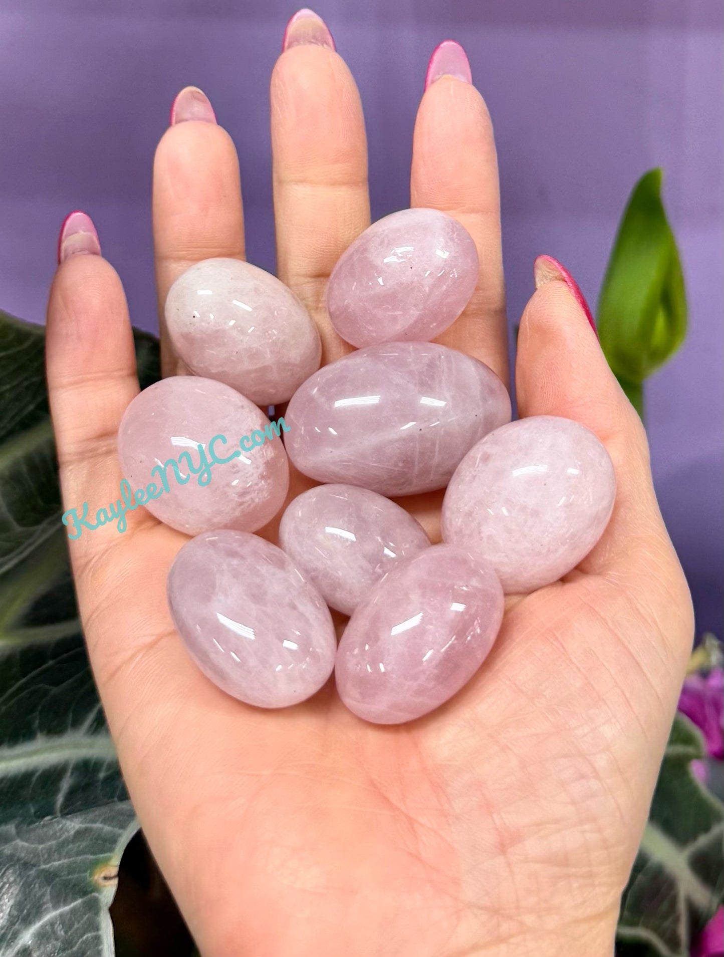 2 lbs Natural Rose Quartz Tumble