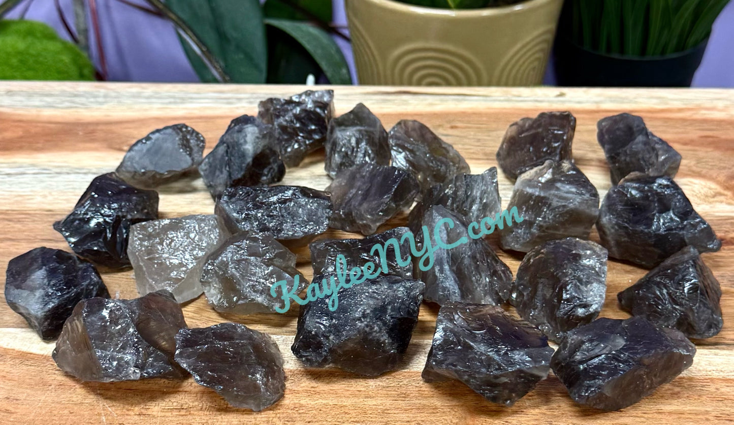 2 lbs Natural Smoky Quartz Rough Crystals Healing Energy