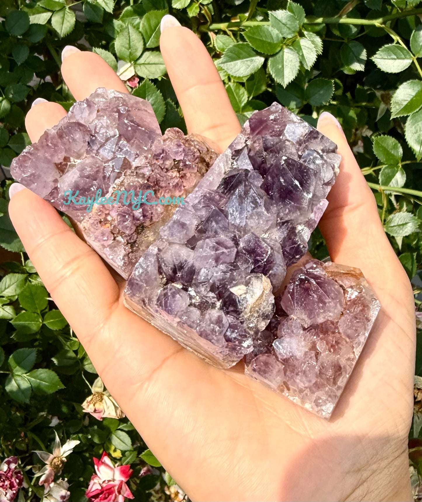 1 lb Natural Amethyst Cluster Obelisk Tower Crystals Healing Energy
