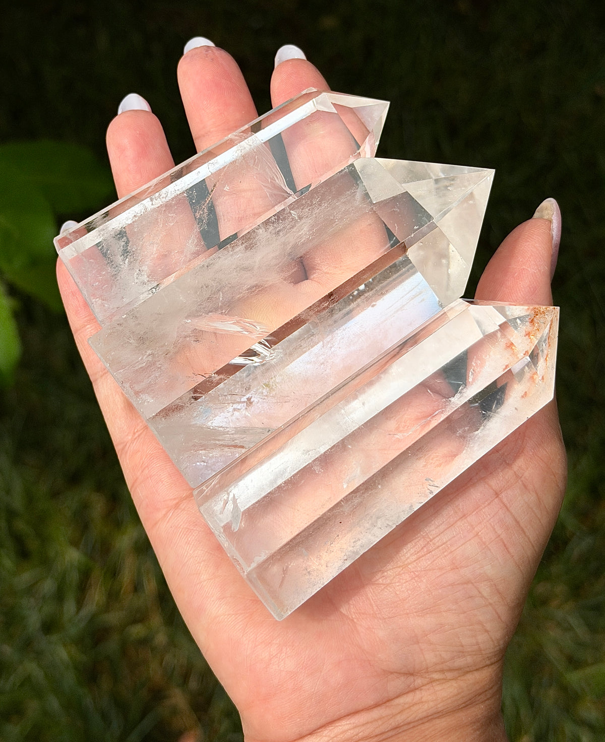 Wholesale Lot 2 lbs Clear Quartz Obelisk Tower Point Crystal Natural Energy