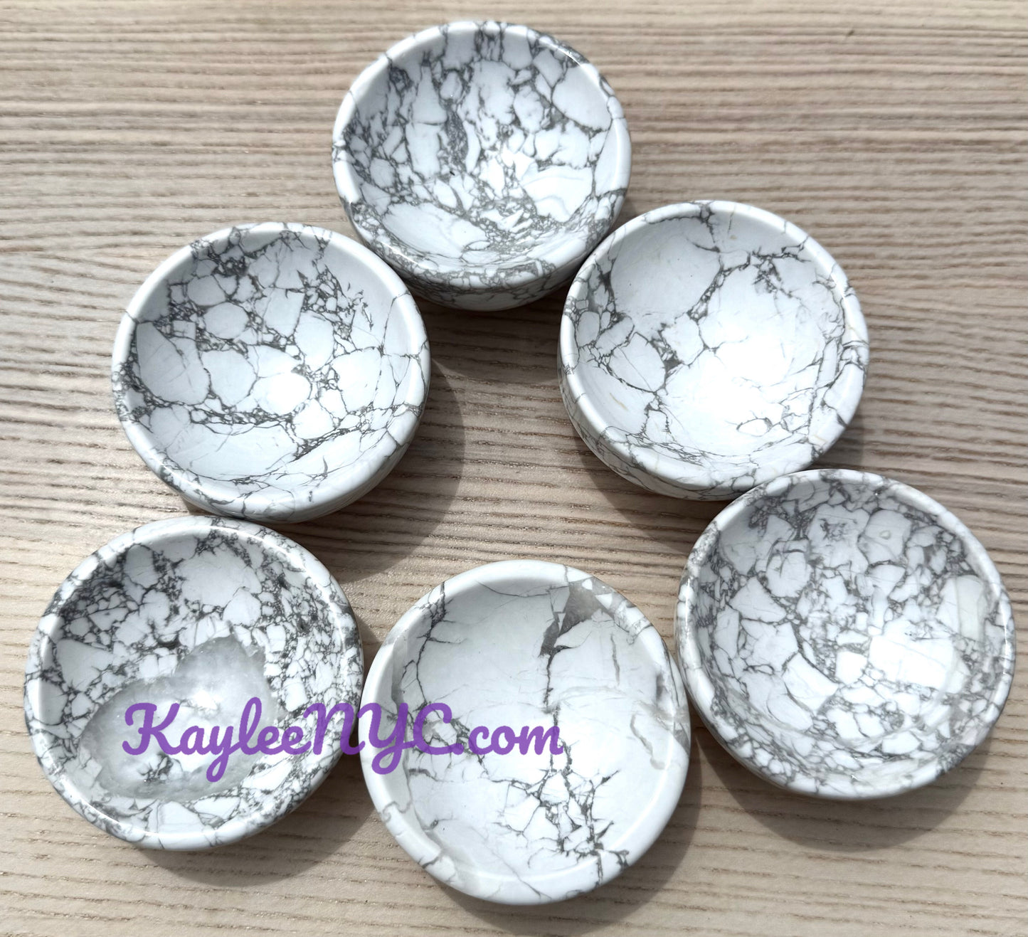 Wholesale Lot 6 PCs Natural Nephrite Jade Bowls Crystal Healing Energy
