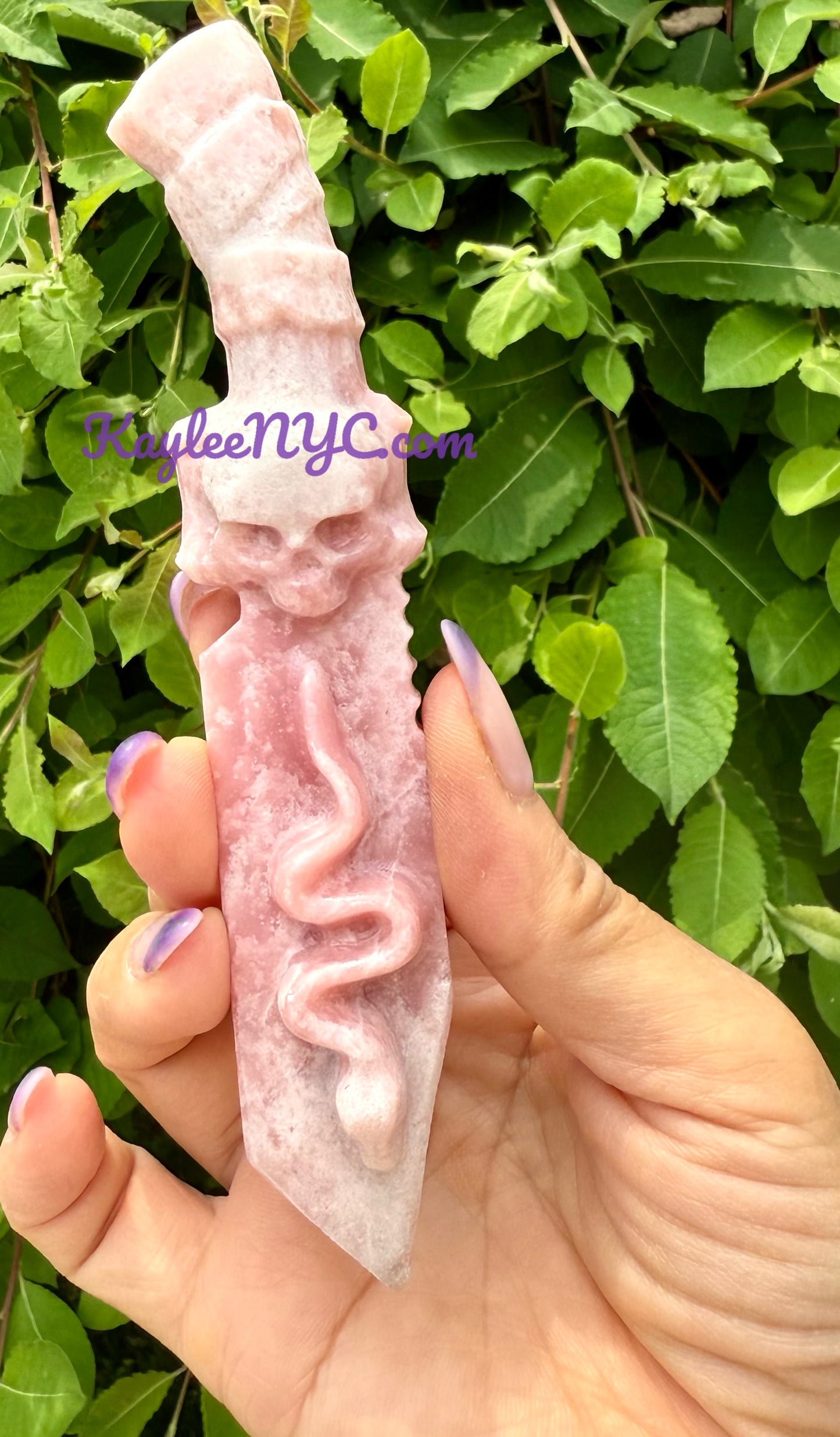 Wholesale Lot 4 pcs Natural Pink Opal Knife Crystals Healing Energy
