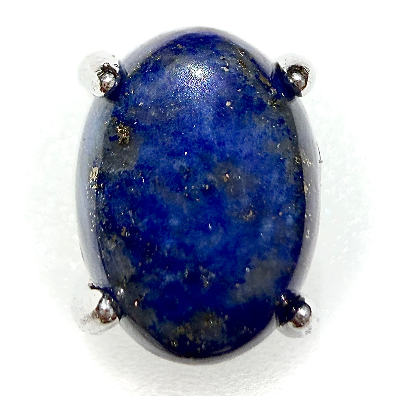 Wholesale Lot 5 Pairs Lapis Lazuli 6x8mm Stud Earrings Sterling Silver(925)