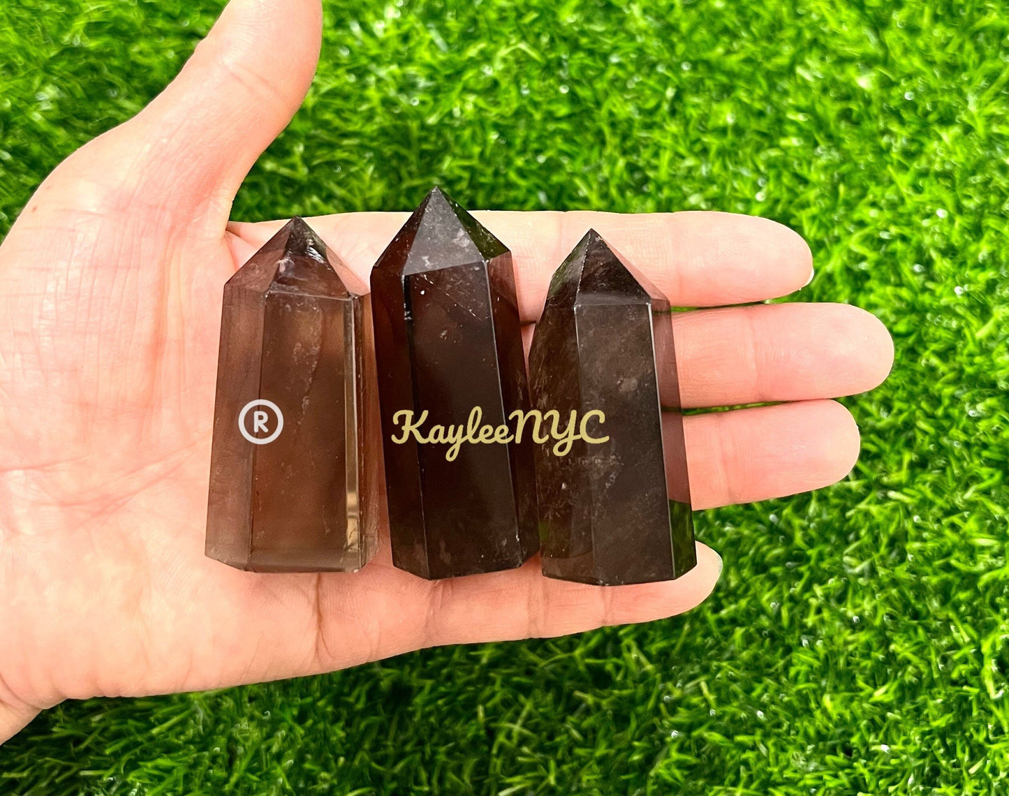 Wholesale Lot 1 Lb Natural Smoky Quartz Obelisk Point Crystal Natural Energy Healing