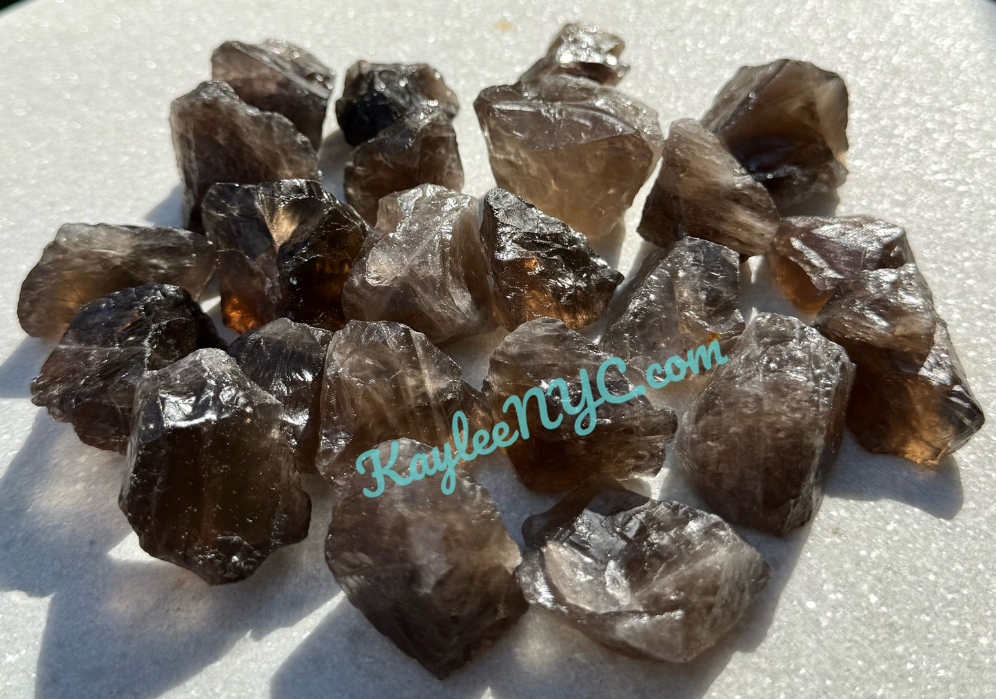 2 lbs Natural Smoky Quartz Rough Crystals Healing Energy