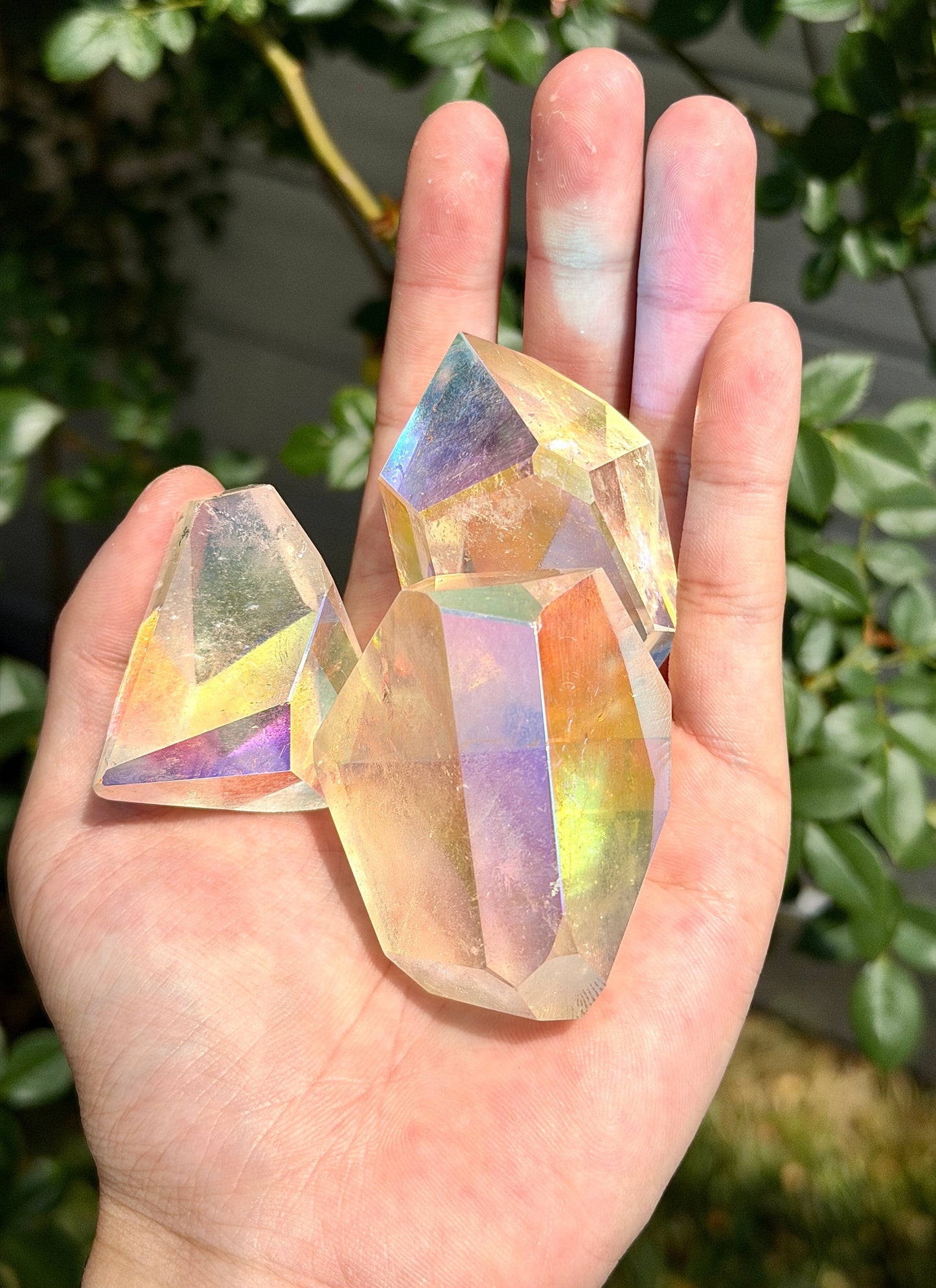 Wholesale Lot 2 lbs Angel Aura Freeform Crystal Polished Healing Energy