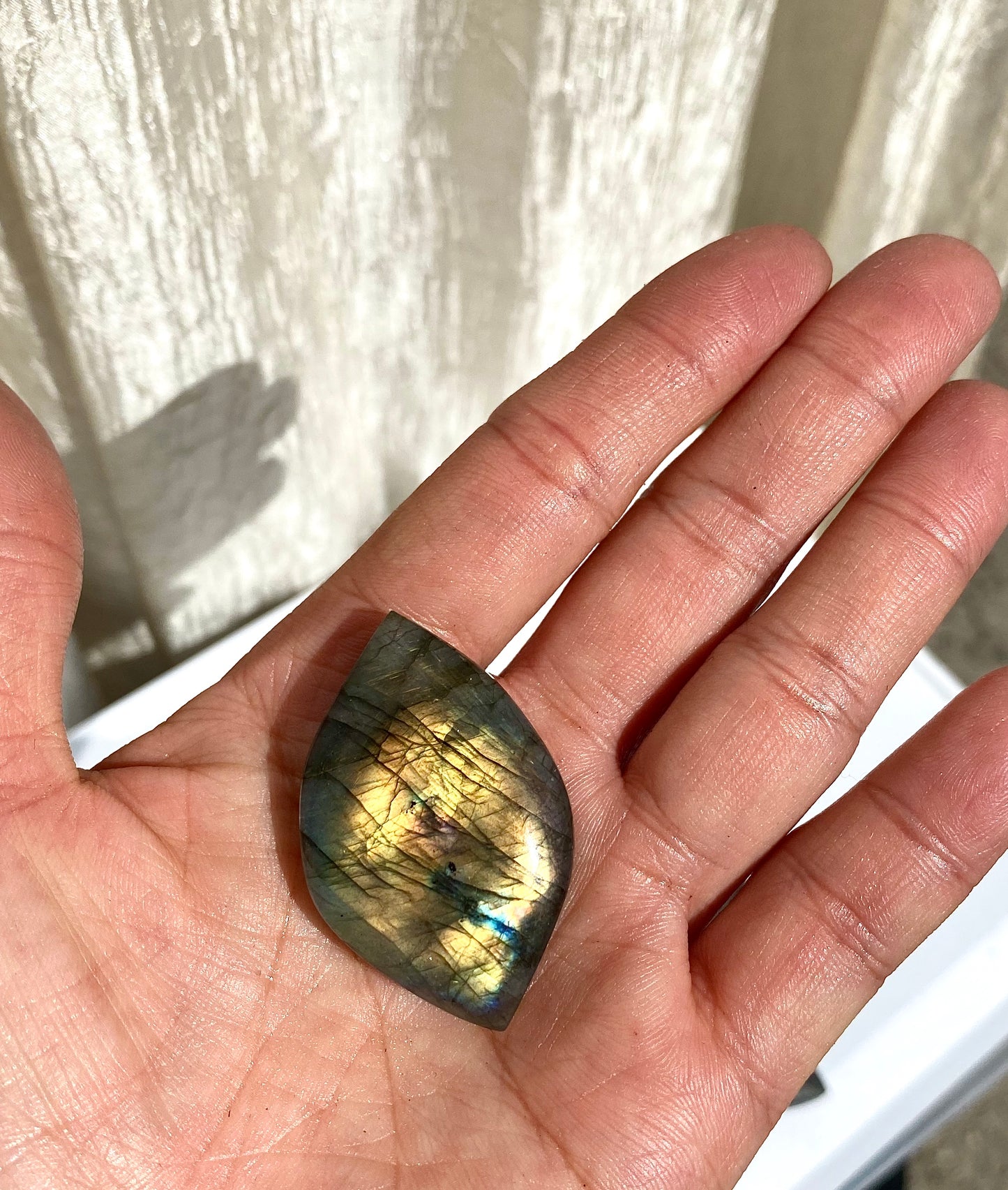 Wholesale Lot 12 pcs Natural Labradorite Cabochon Crystal Healing Energy