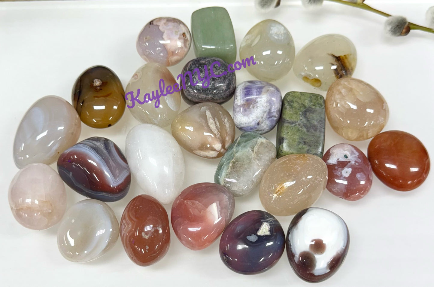Wholesale Lot 2 lbs Natural Mix Crystal sTumble Healing Energy
