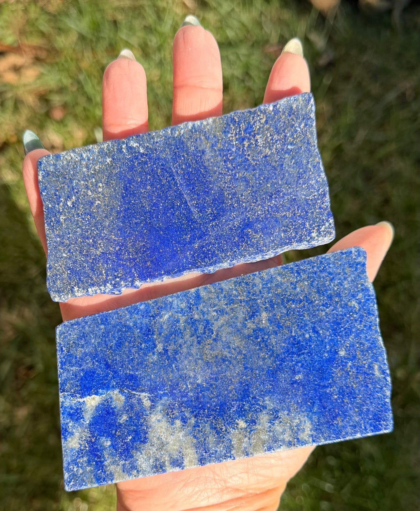 2 lbs Natural Lapis Lazuli Slabs