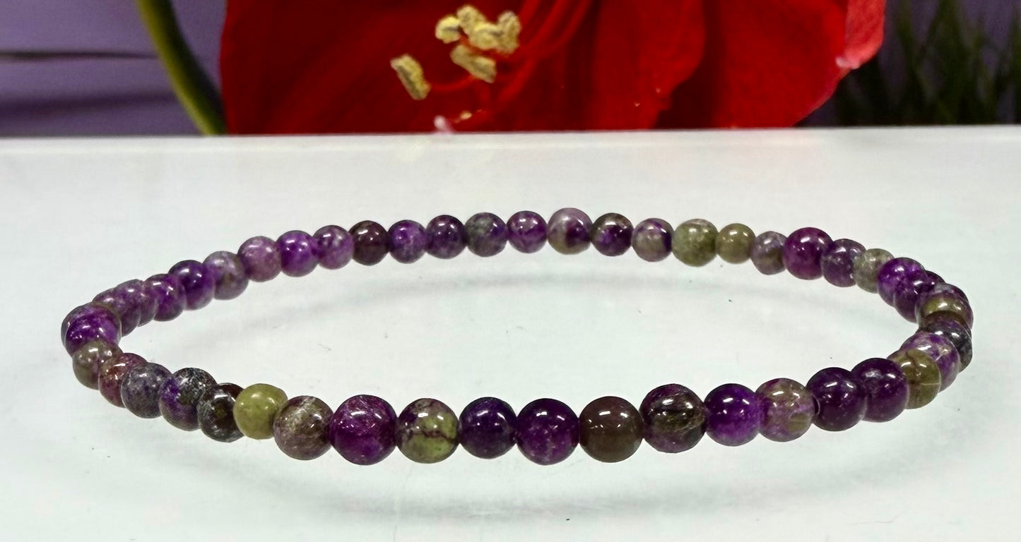 Wholesale 6 Pcs Natural Atlantisite 4mm 7.5” Crystal Healing Stretch Bracelet