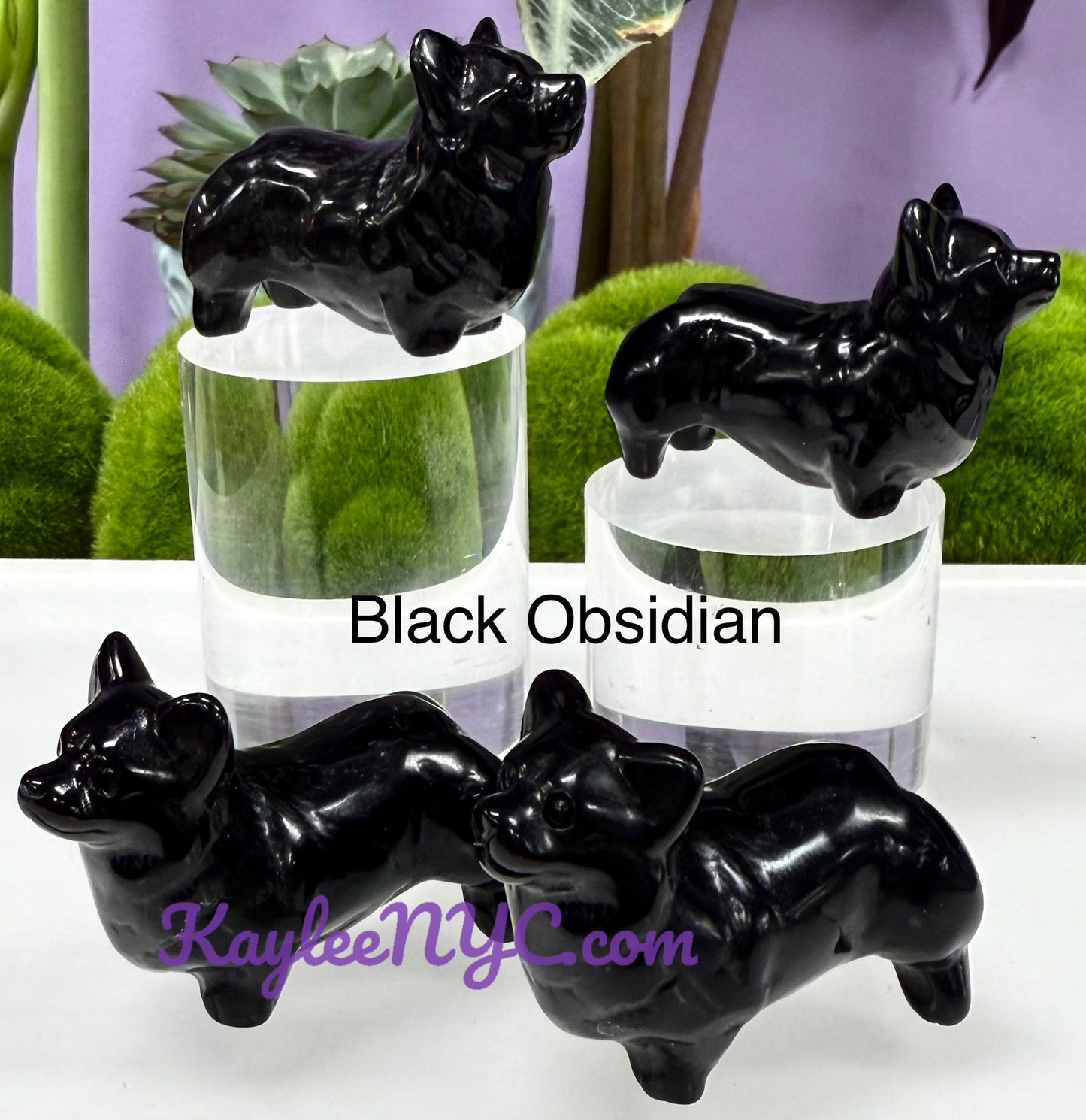 Wholesale Lot 6 PCs Natural Crystals Corgi Healing Energy