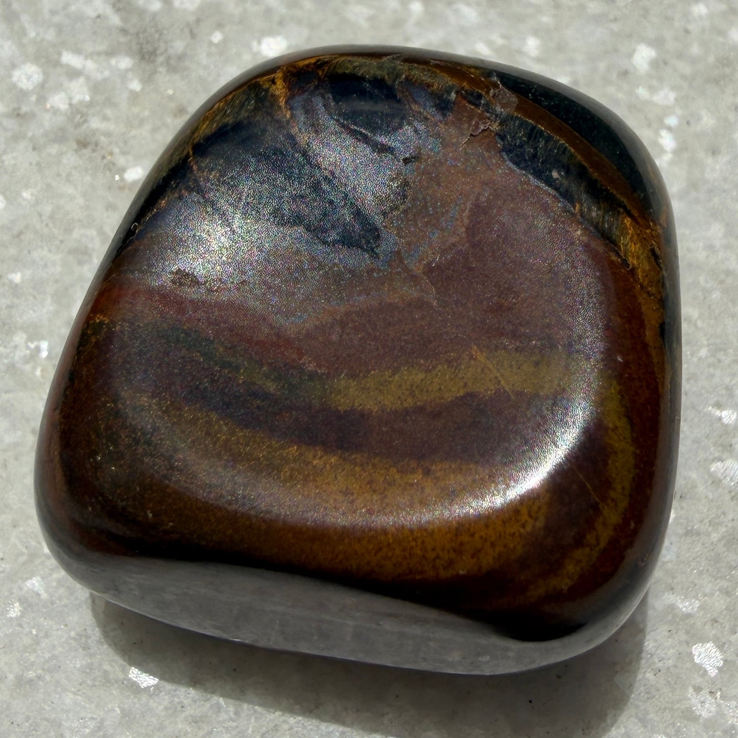 2 lbs Natural Blue Tiger Eye Tumble