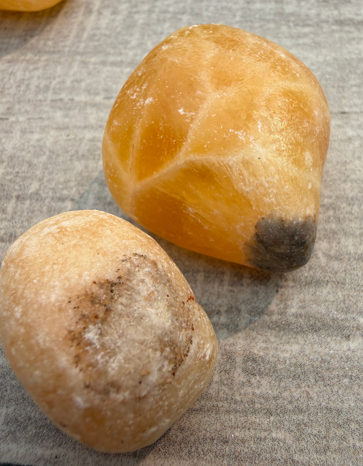 Wholesale Lot 2 lbs Natural Orange Calcite Tumble Crystal Healing Energy