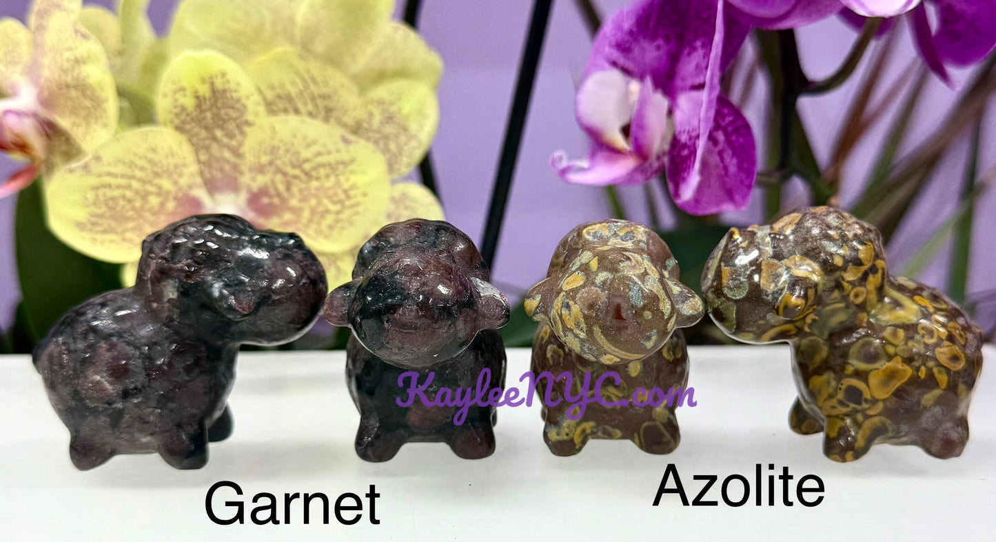 10 PCs Natural Crystals Sheep healing energy
