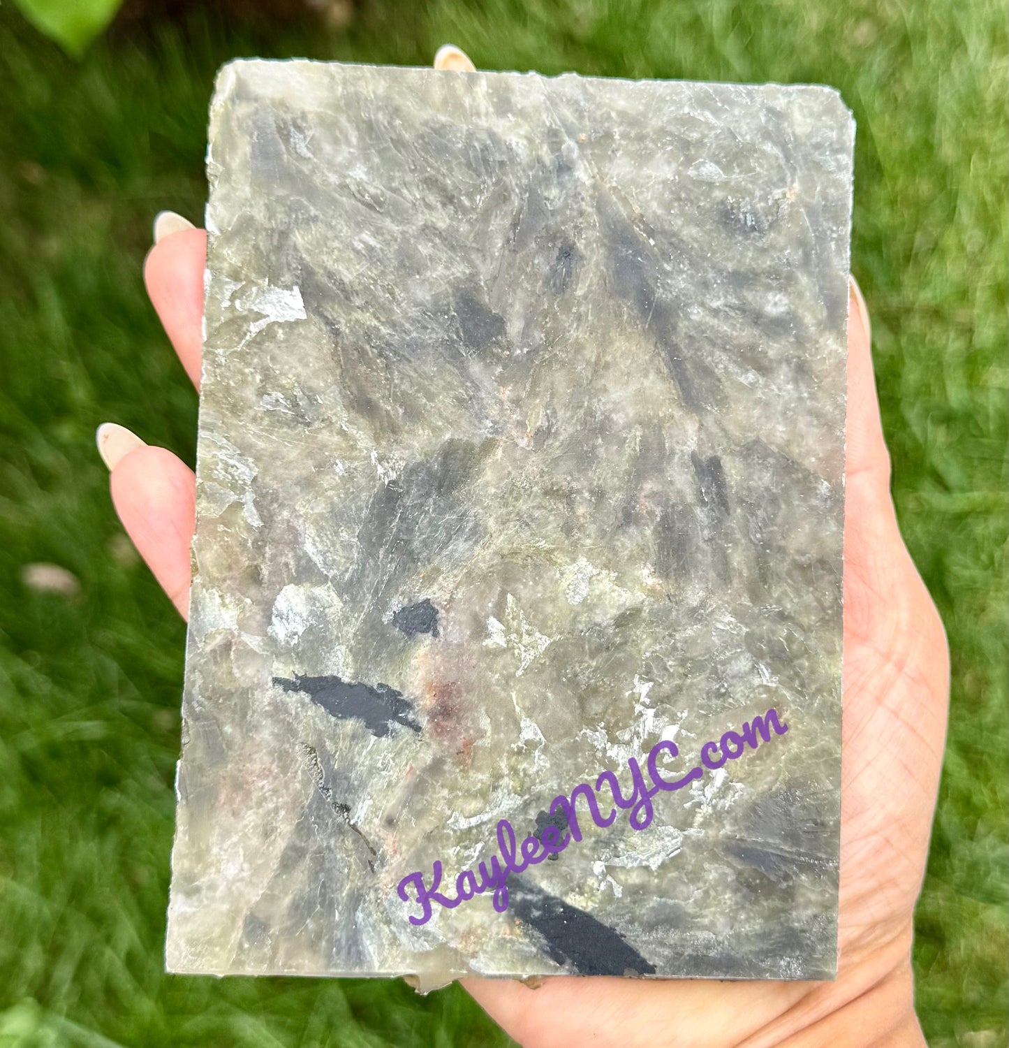 4 lbs Natural Green Lepidolite Mica Slabs