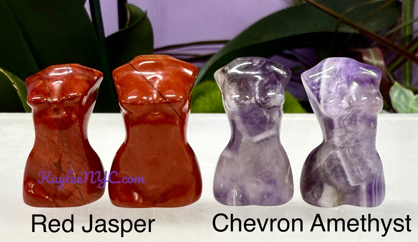 13 PCs 1.2” Natural Crystal Goddess