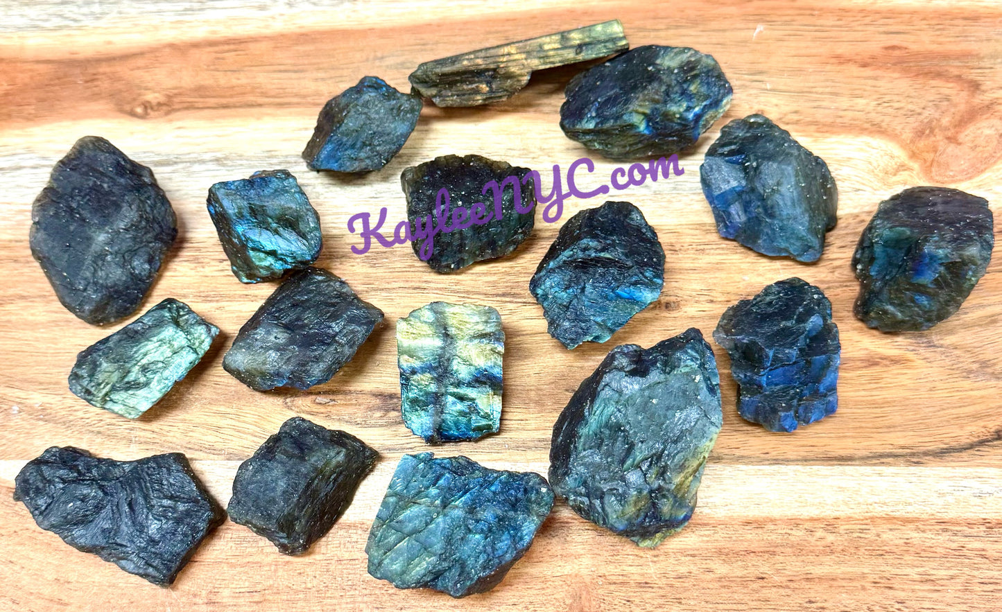 2 lbs Natural Labradorite Rough Crystals Healing Energy