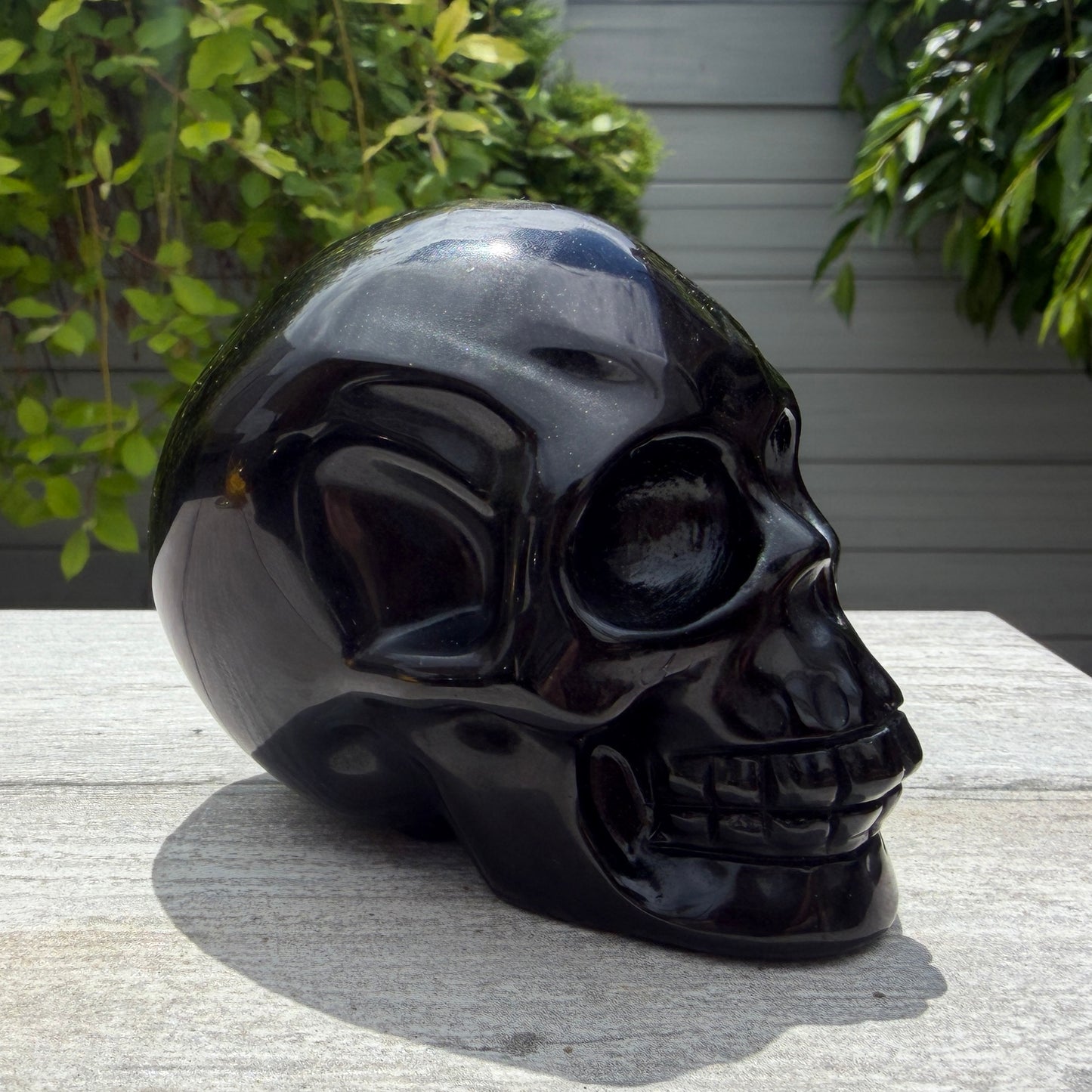Wholesale lot 3 Pcs Natural Black Obsidian Skull