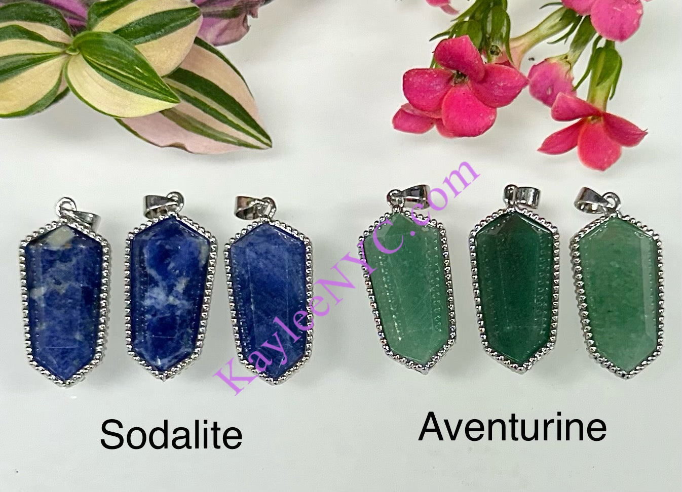 Wholesale Lot 9 Pcs Natural Angel Pendant Healing
