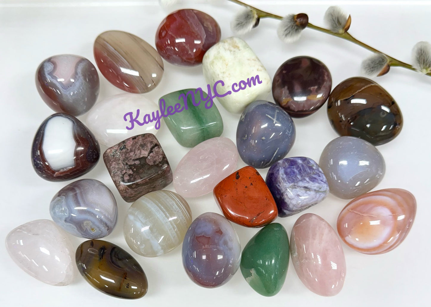 Wholesale Lot 2 lbs Natural Mix Crystal sTumble Healing Energy