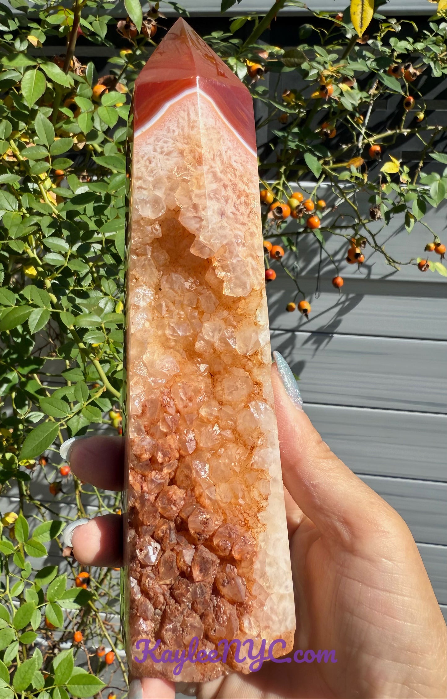 Wholesale Lot 3 pcs large Natural Carnelian obelisk Tower Point Crystal Healing Energy 4.9-5lbs