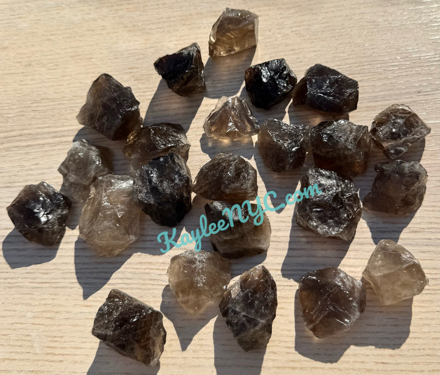 2 lbs Natural Smoky Quartz Rough Crystals Healing Energy