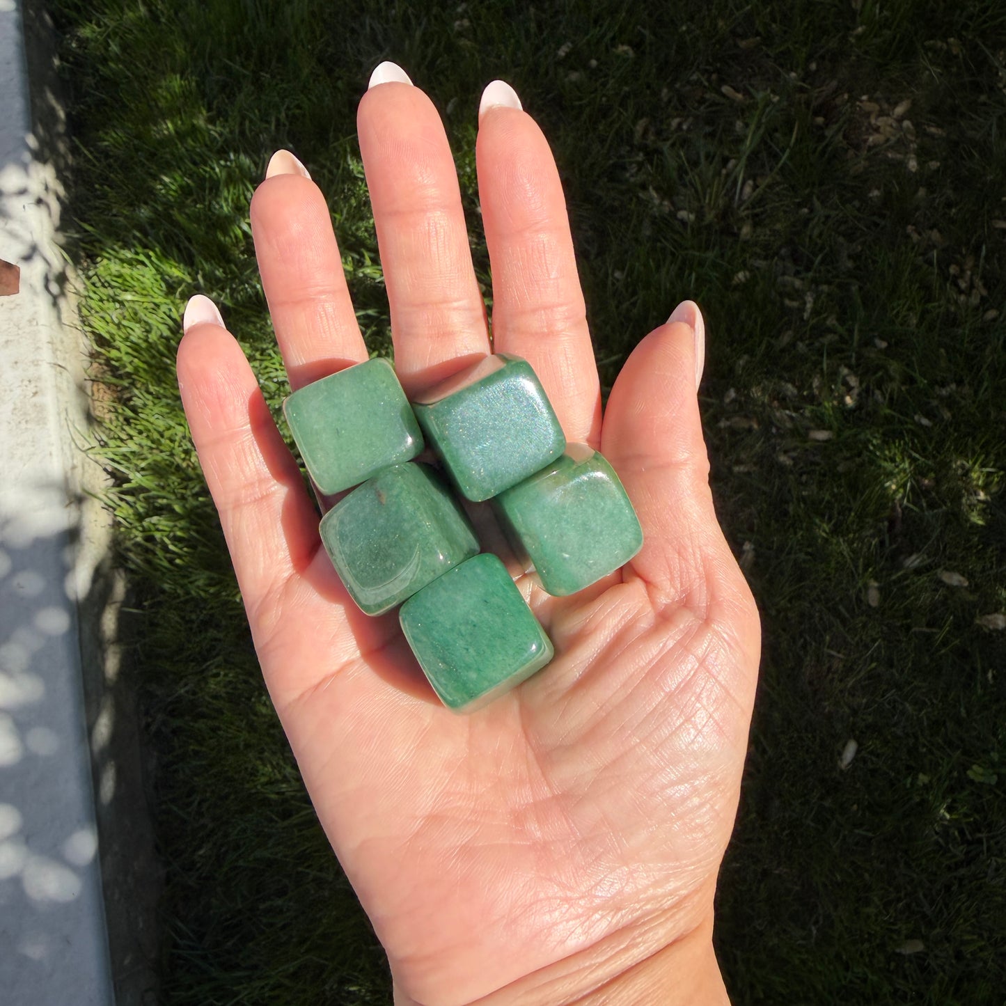 2 lbs Natural Aventurine Cube Crystal Healing Energy
