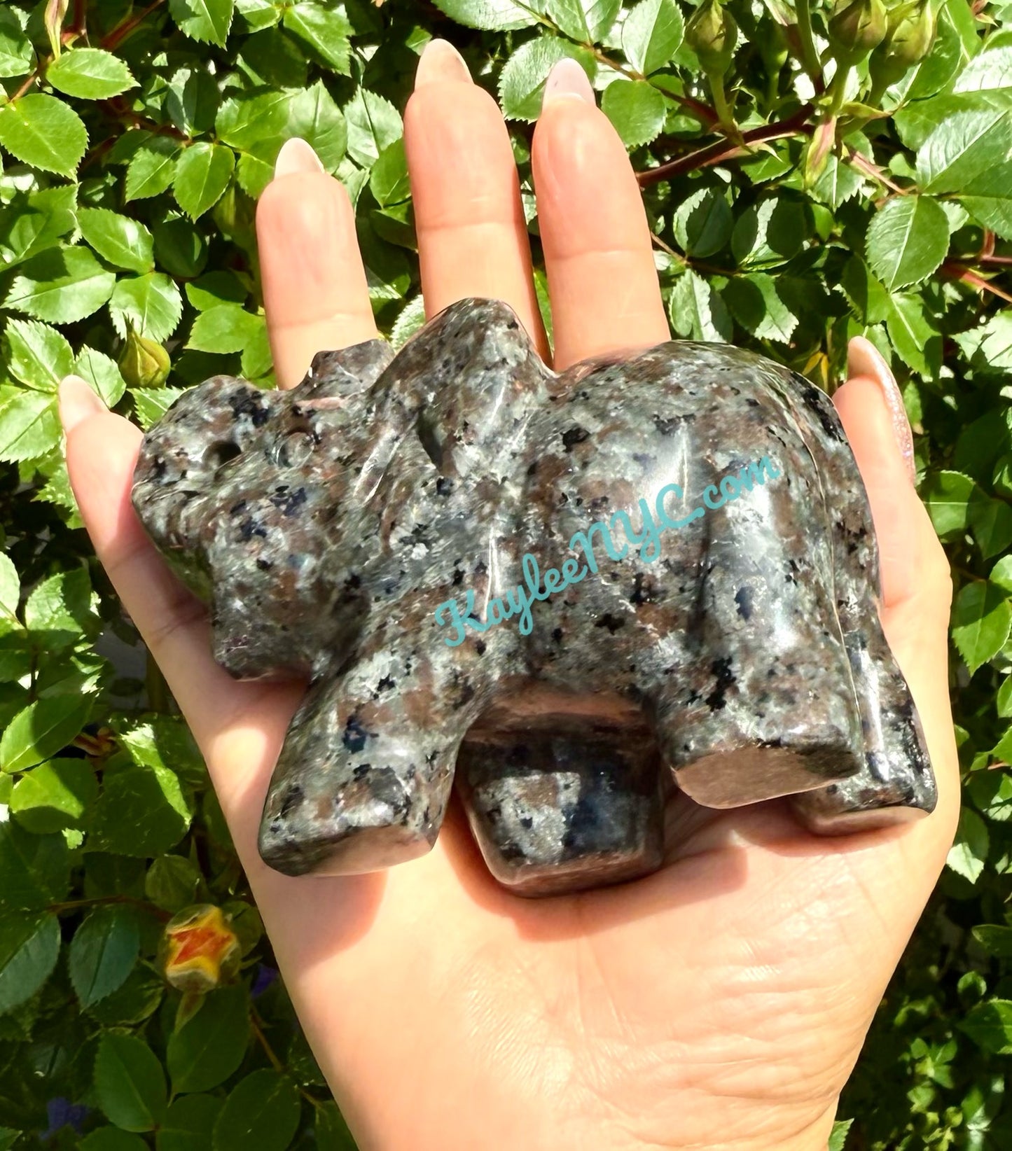 Wholesale Lot 3 Pcs Natural Yooperlite aka Emberlite Elephants
