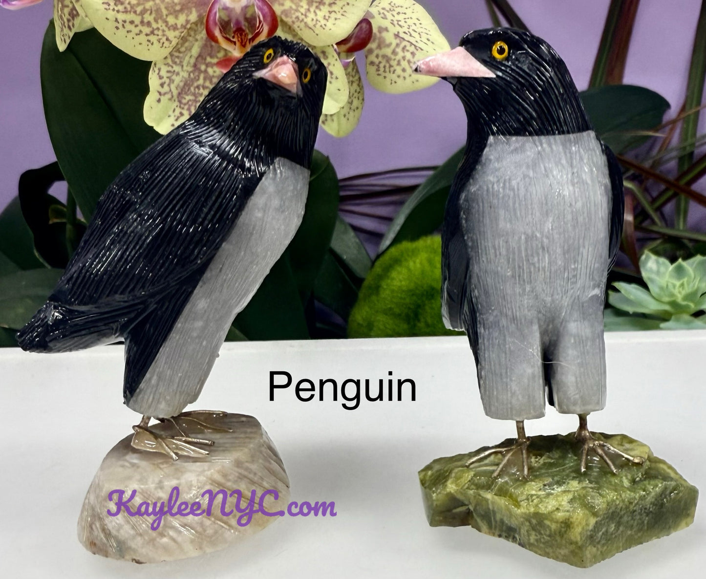 4 PCs Mix Natural Crystal Birds Healing energy