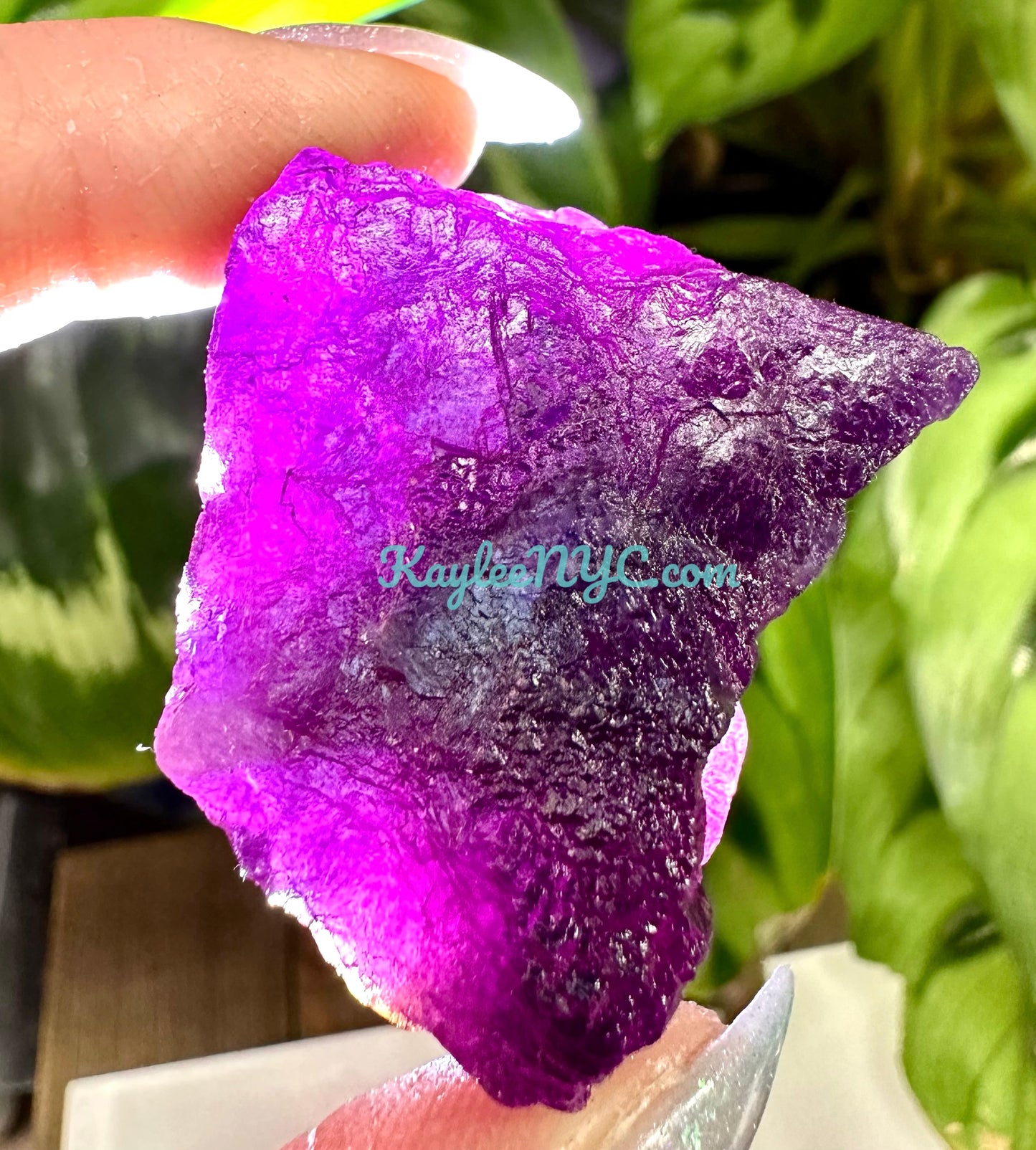 2 lbs Natural Purple Fluorite Crystal Nice Quality