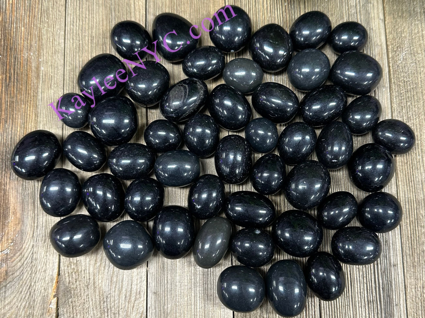 Wholesale Lot 2 lbs Natural Black Obsidian Tumble Nice Quality healing energy
