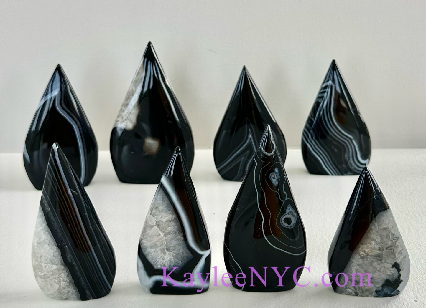 5-7 PCs Natural Onyx Freeform Crystals Healing Energy