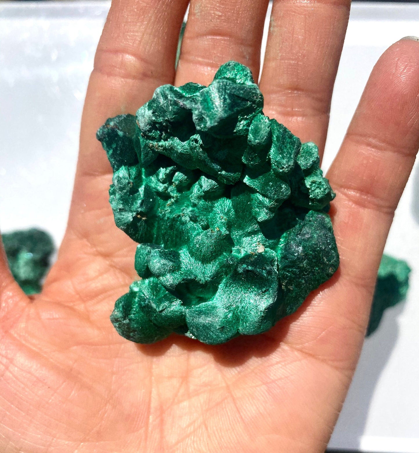 Wholesale Lot 2 Lbs Natural Velvet Fibrous Malachite Raw Crystal Nice Quality Healing Energy