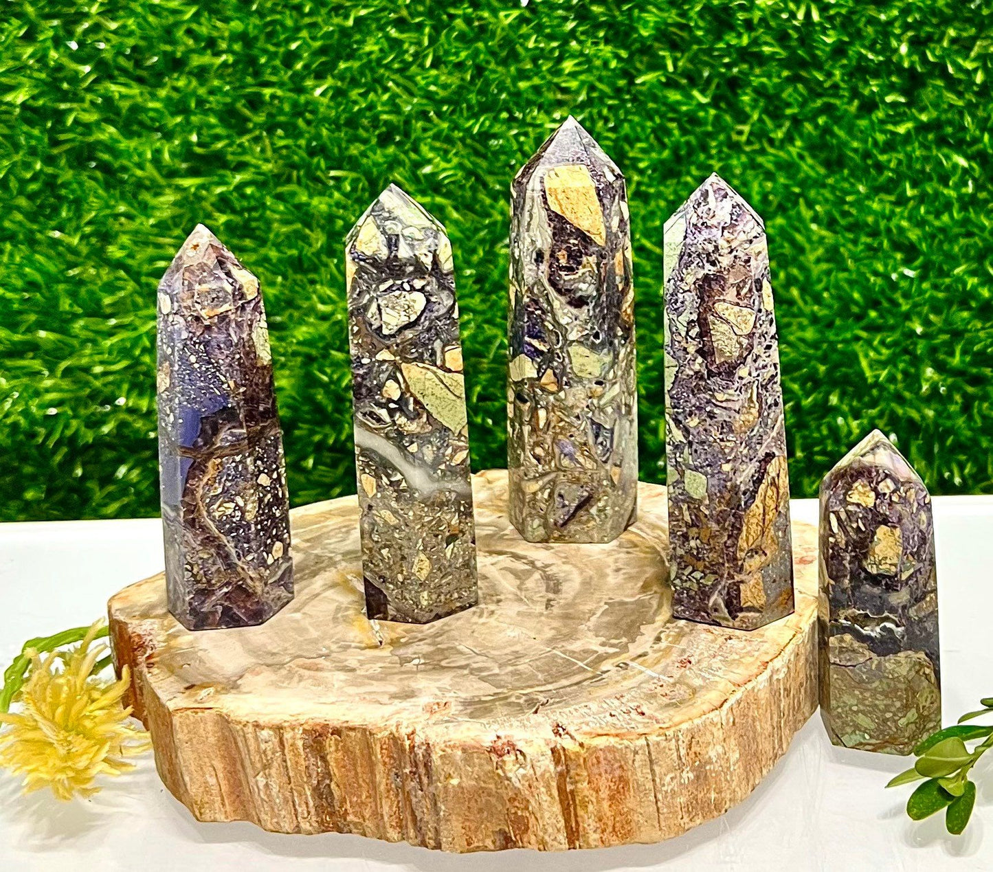 Wholesale Lot 1 Lb Natural Fluorite Root Obelisk Tower Point Crystal Healing Energy