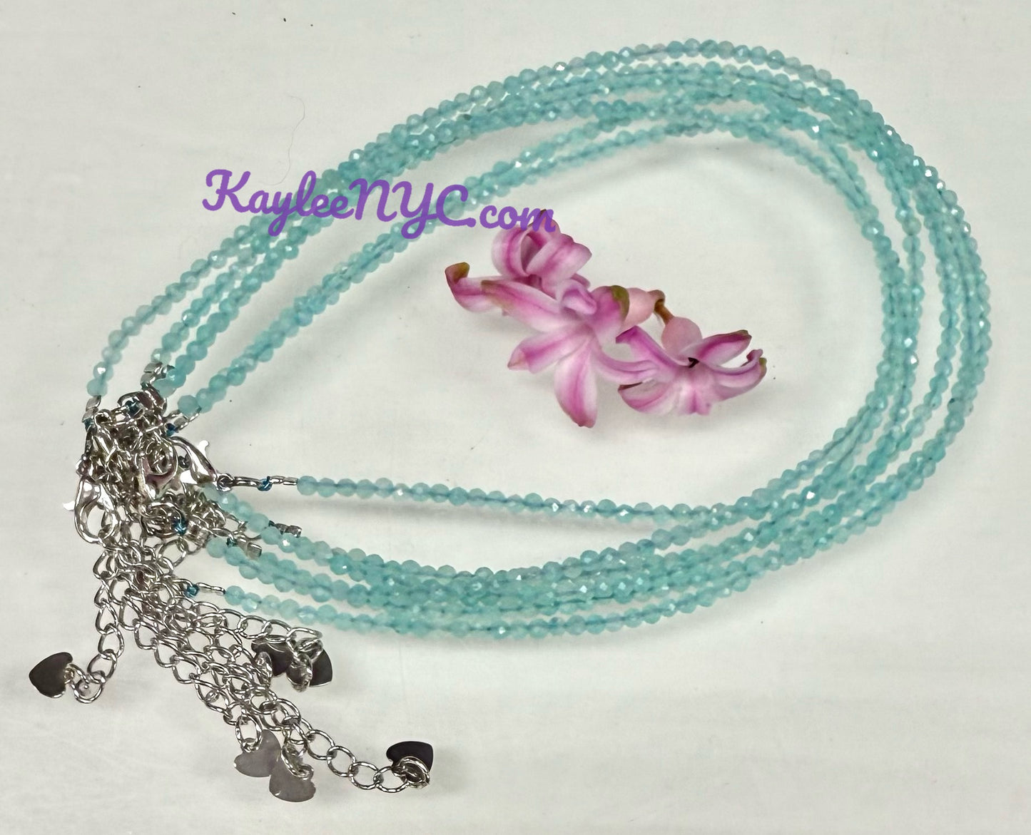 6 PCs 2mm Natural Amazonite Anklets Crystal Healing Energy