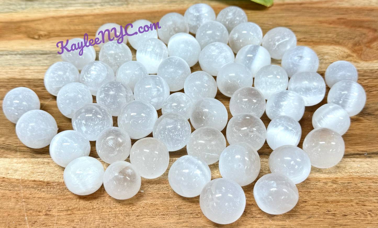 2 lbs Natural Selenite aka Satin Spar Tumble