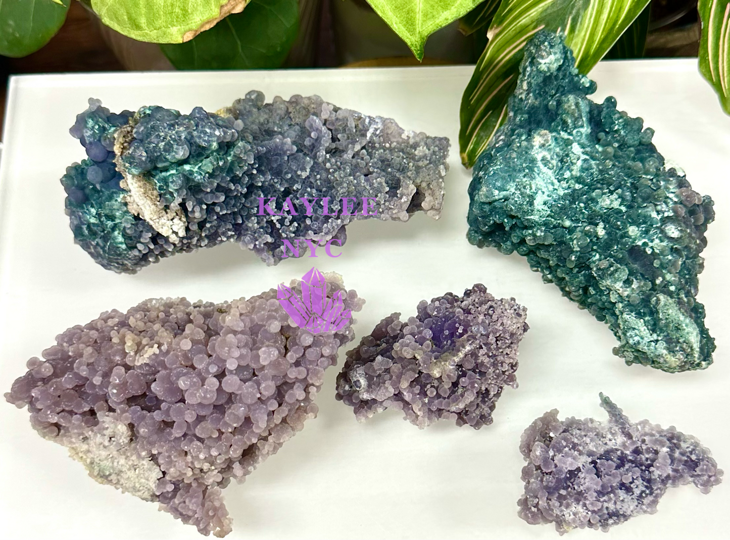 Wholesale Lot 3 lb Natural Grape Agate Raw Crystal