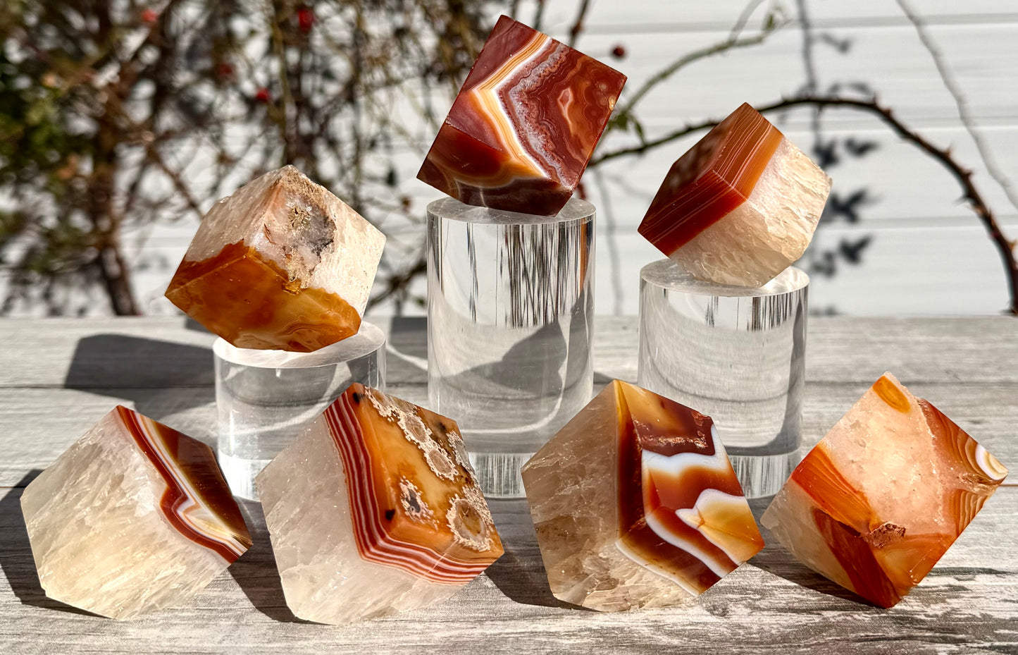 Wholesale Lot 2 lbs Natural Carnelian Cube Crystal Healing Energy