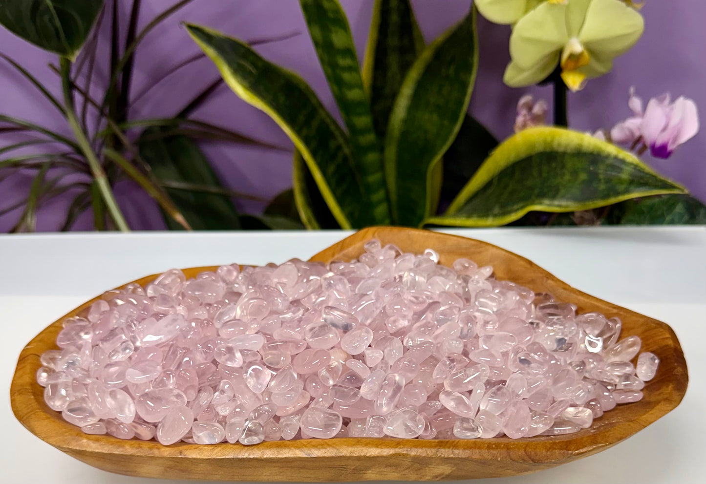 2 lbs Natural Mini Rose Quartz Tumble Crystal Healing Energy