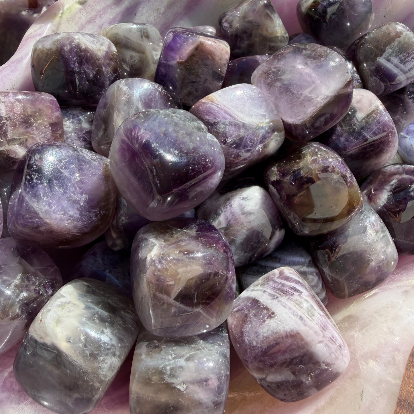 2 lbs Natural Amethyst Cube Crystal Healing Energy