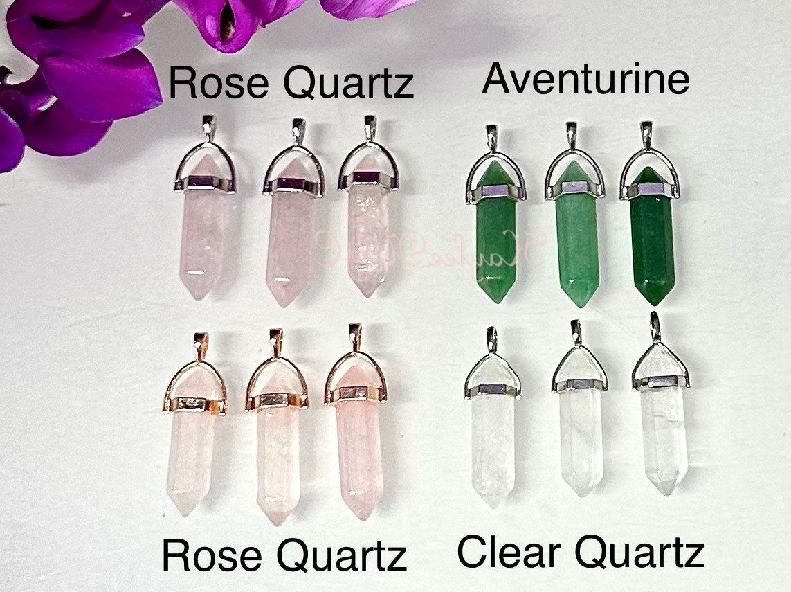 Wholesale Lot 16 Pcs Mix Crystal Pendant Nice Quality Natural Healing Energy