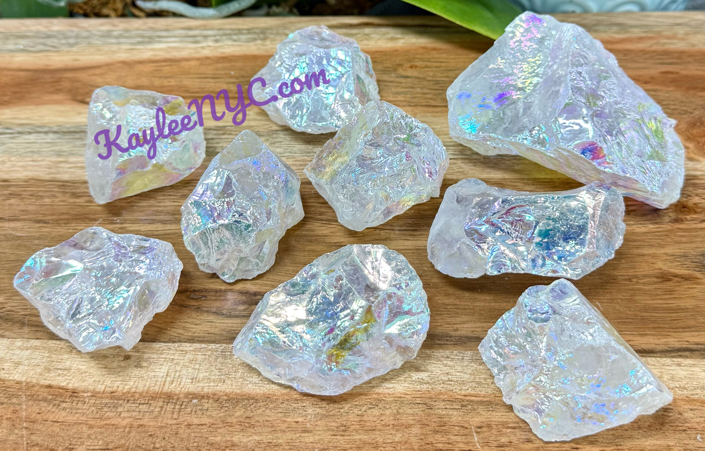 Wholesale Lot 2 lbs Angel Aura Satyaloka Azeztulite Quartz Crystal Healing Energy