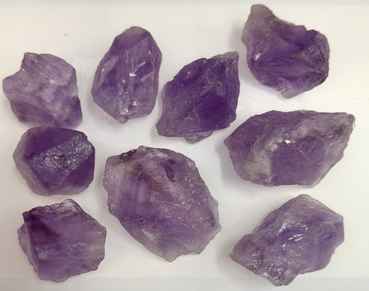 Wholesale Lot 2 Lbs Natural Lavender Amethyst Rough Crystal
