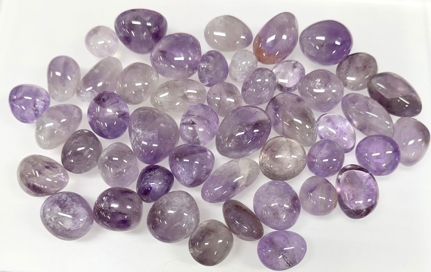 2 lbs Natural Amethyst Tumble Crystals healing energy