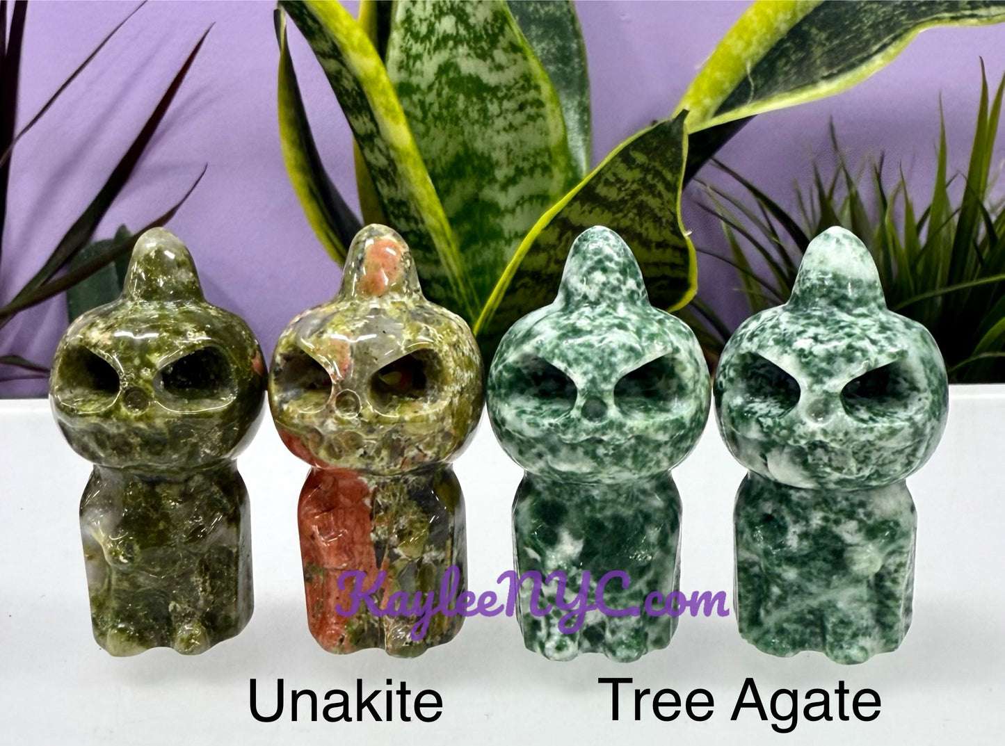 11 PCs 5 cm Mix Crystal Jack O’Lantern Crystals Healing Energy