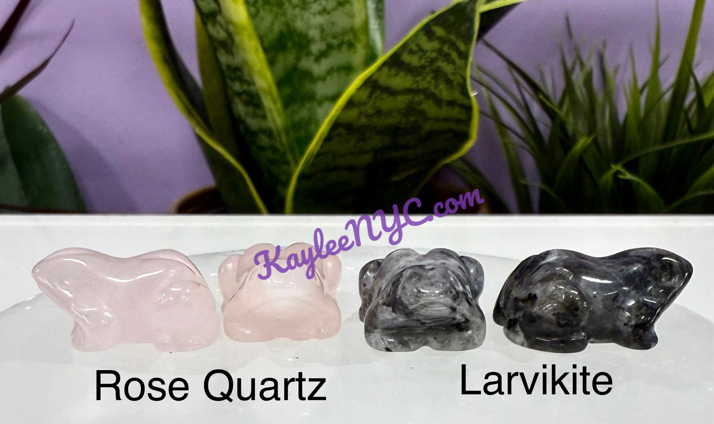 18 PCs 1” Mix Crystal Frogs